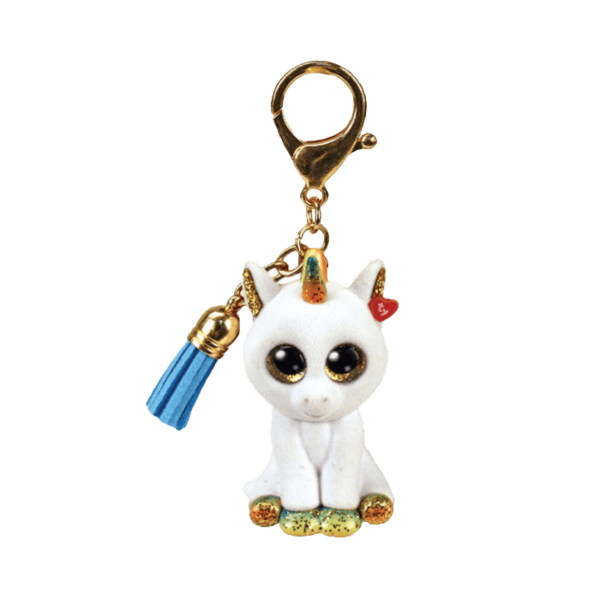 Mini Boo Pixy Unicorn Clip White